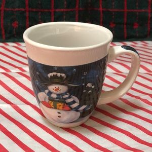 Vintage Christmas/ Holiday Royal Norfolk Snowman Mug